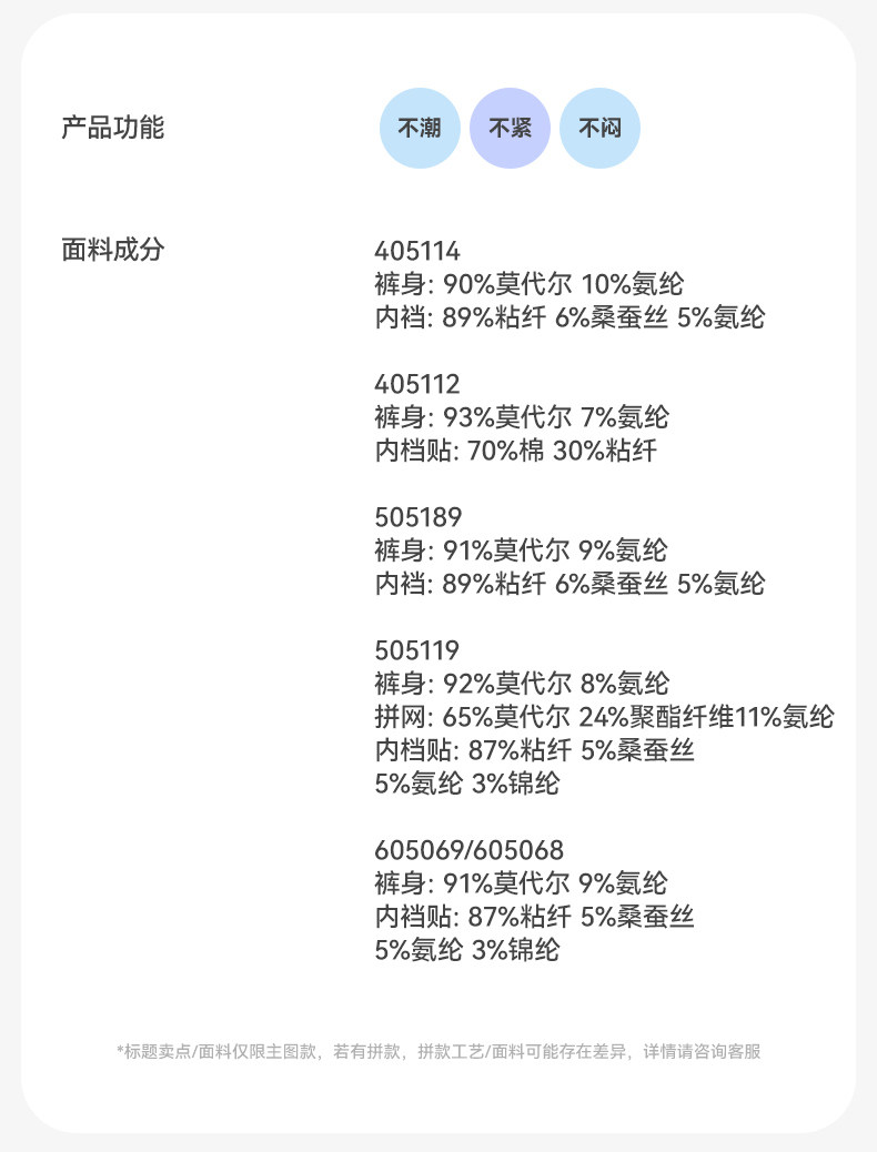 久岁伴儿童内裤女童男童发育期三角平角短裤底裤抑菌透气蚕丝底裆 — 3