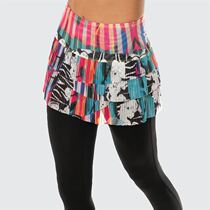 Lucky in Love Womens Urban Mesh Scallop Skirt