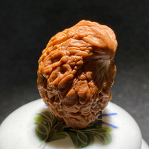 Special-shaped text play walnut with single handle play pieces Eagle mouth snake head Antique Siamese teapot Three-sided four-sided mountain field small