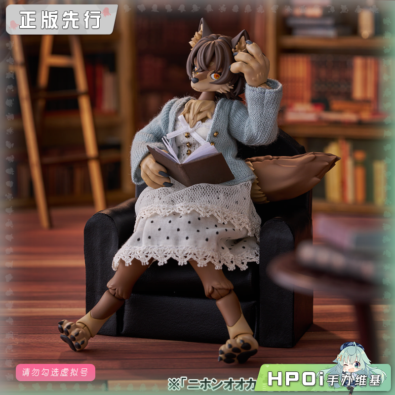 青岛社 KEMOPLA KP02R 日本狼 机娘 可动手办