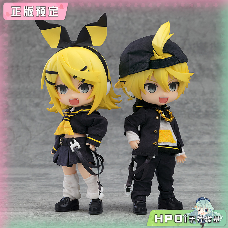 GSC V家  镜音铃 连 劣等上等 粘土娃  可动 手办