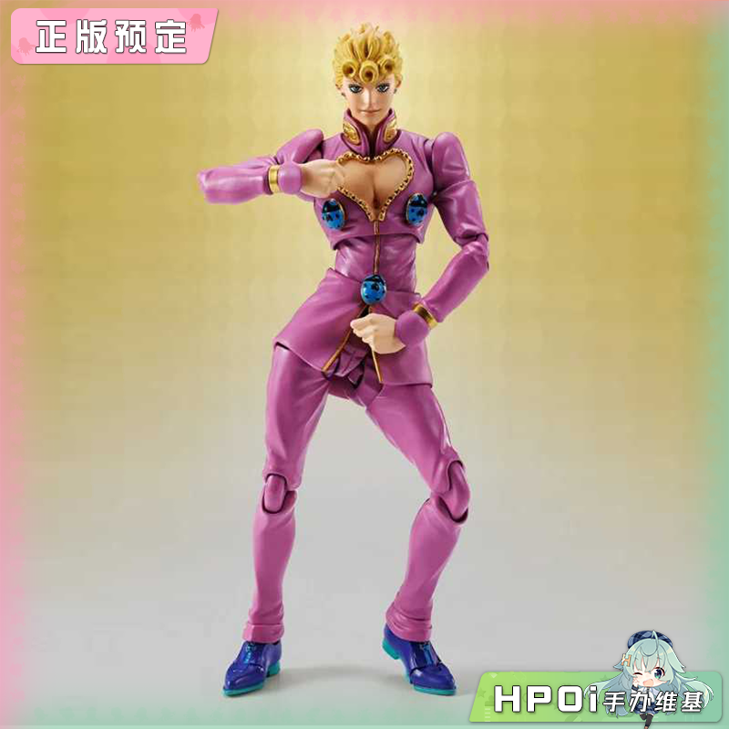 万代 SHF JOJO 黄金之风 乔鲁诺 乔巴纳 可动 手办