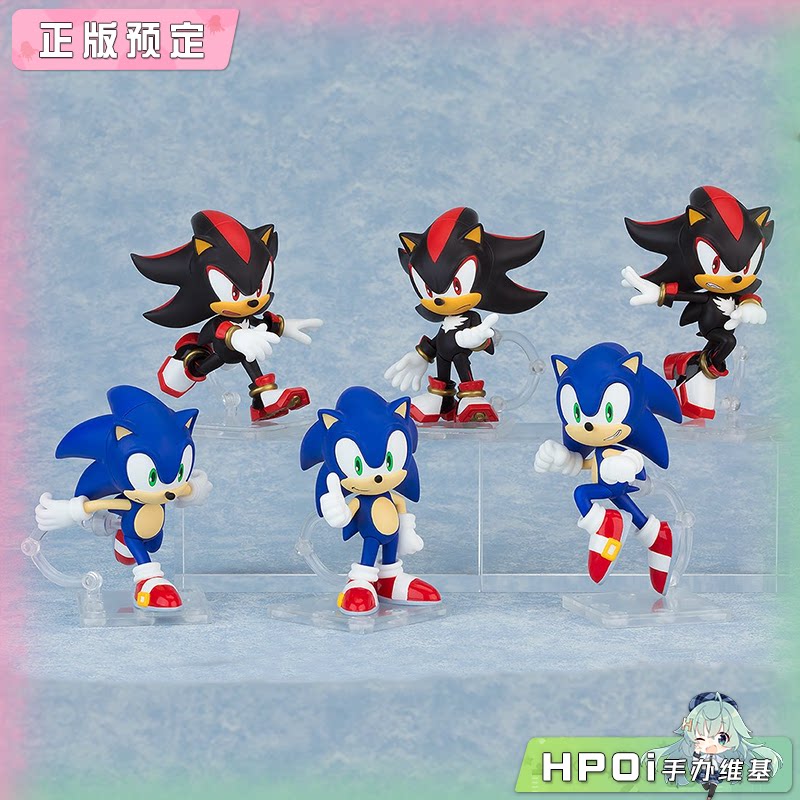 GSC 惊喜粘土人 刺猬索尼克 索尼克 夏特 Q版 手办