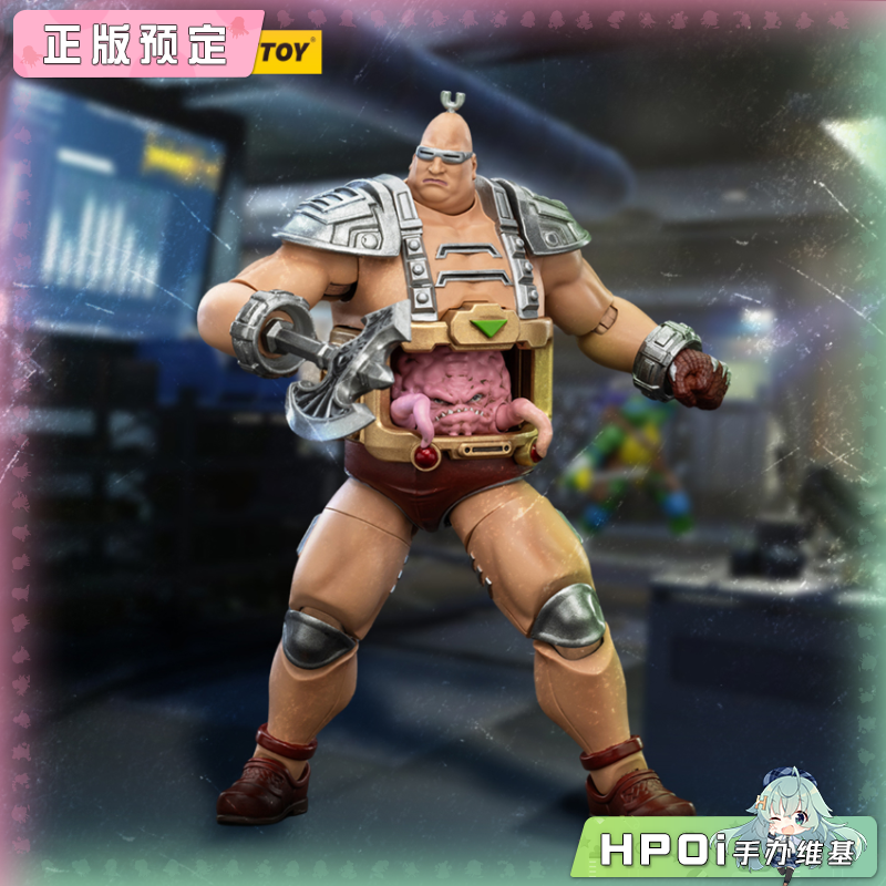 JOYTOY 暗源 忍者神龟 克朗 模型 可动 手办