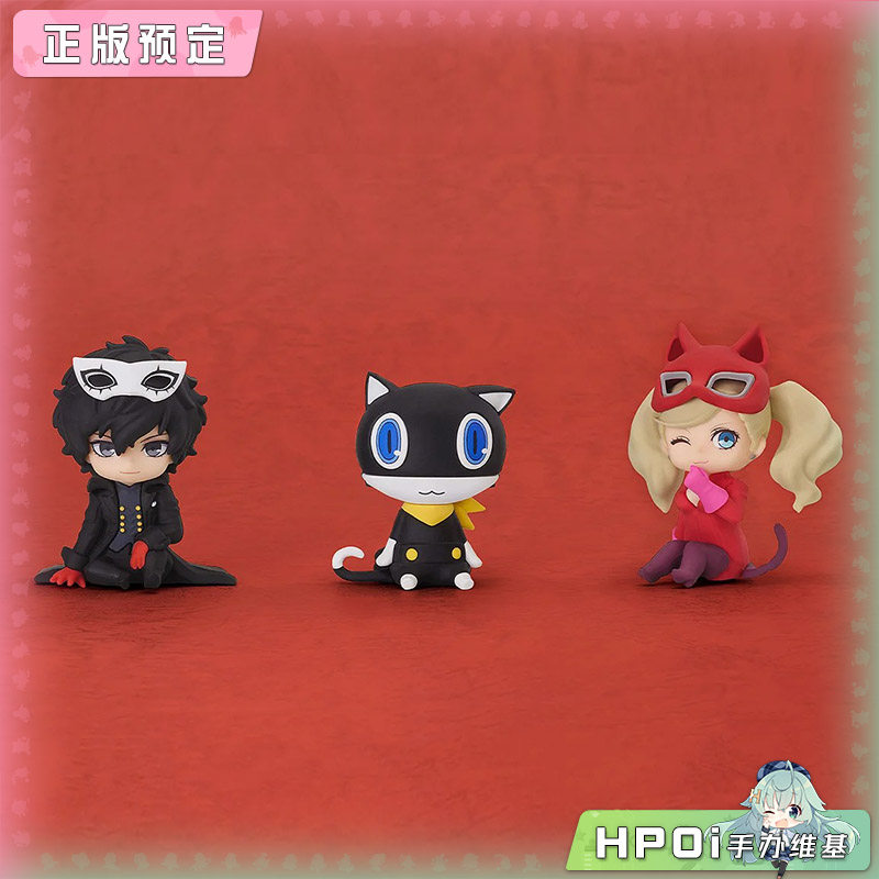 GSC 女神异闻录5 P5 橡胶公仔 Q版 粘土人 可动手办