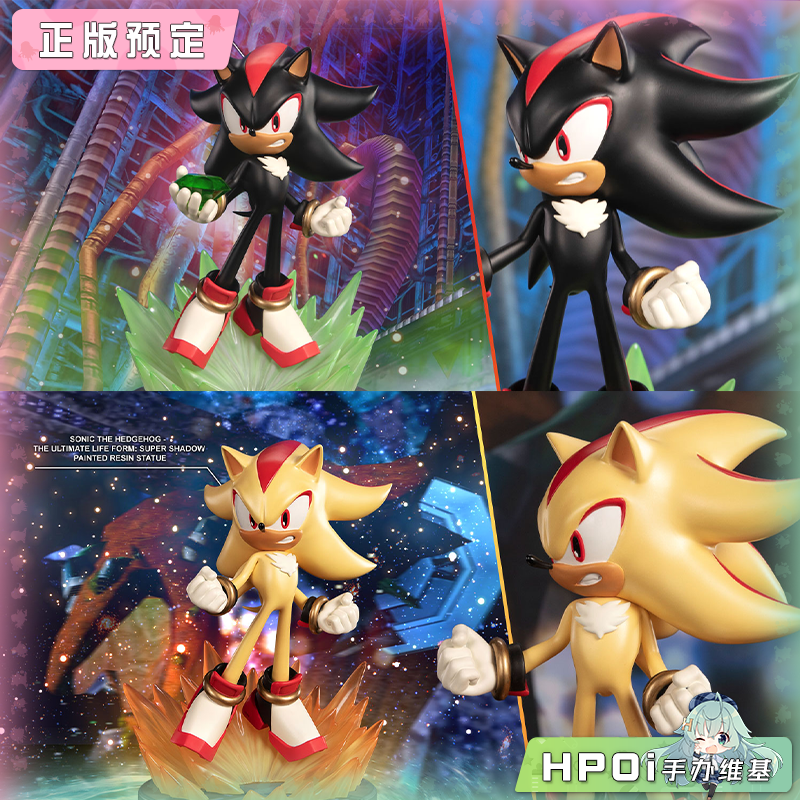 F4F 刺猬索尼克 超级夏特 刺猬夏特 雕像 手办