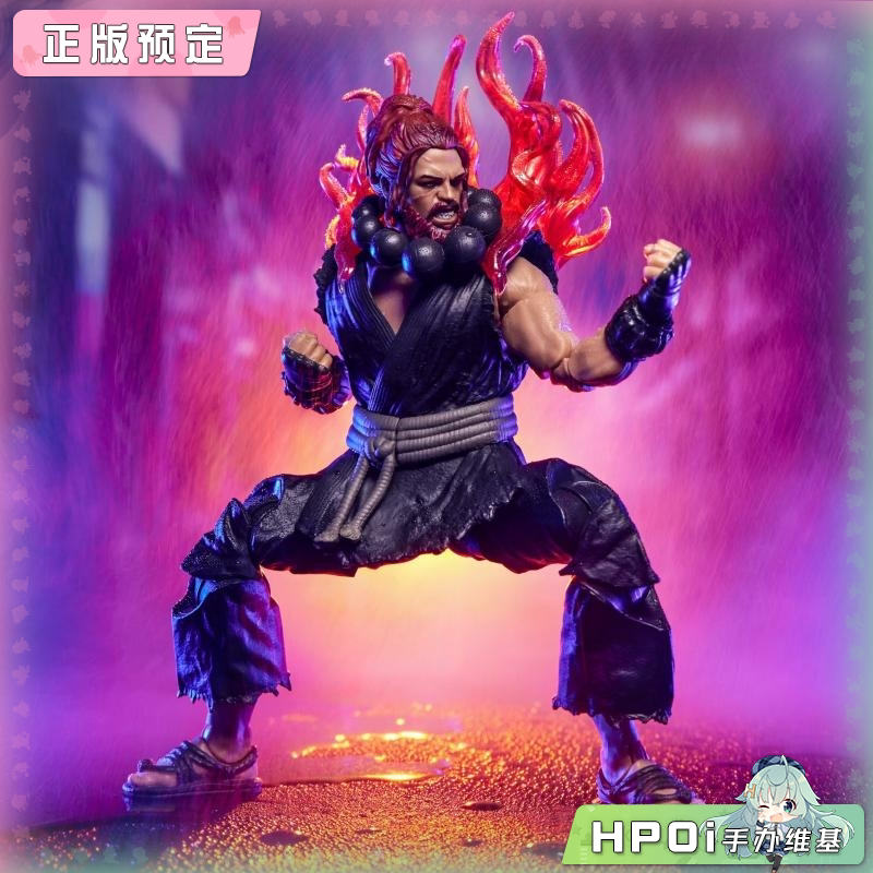 孩之宝 街头霸王 电影版 6寸 豪鬼 可动 人偶 手办
