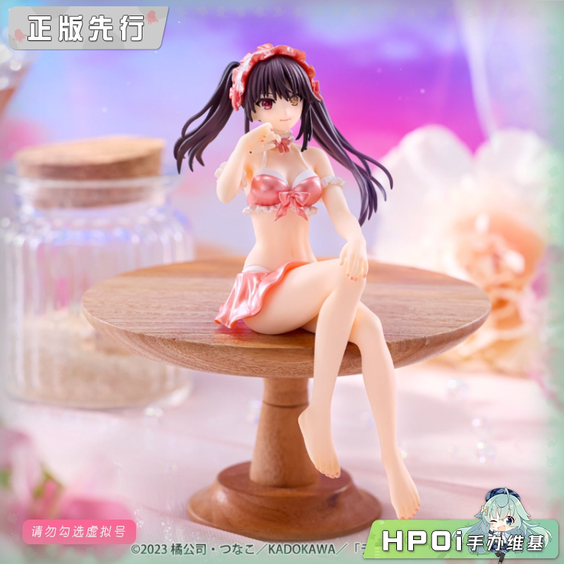FuRyu 约会大作战 压泡面 时崎狂三 泳装 粉 手办