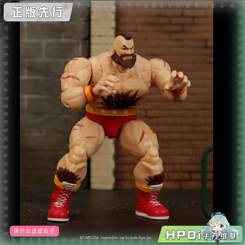Jada Toys 街霸 街头霸王2 桑吉尔夫 可动 手办