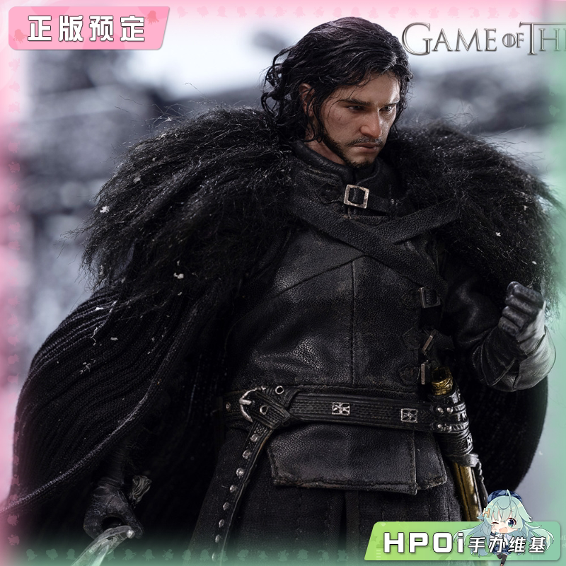 圆野文化 1/12 布衣 权利的游戏 琼恩 雪诺 可动手办