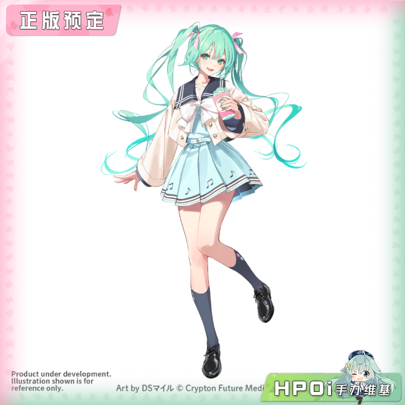 Furyu 初音未来 甜蜜校园 纯净 景品手办