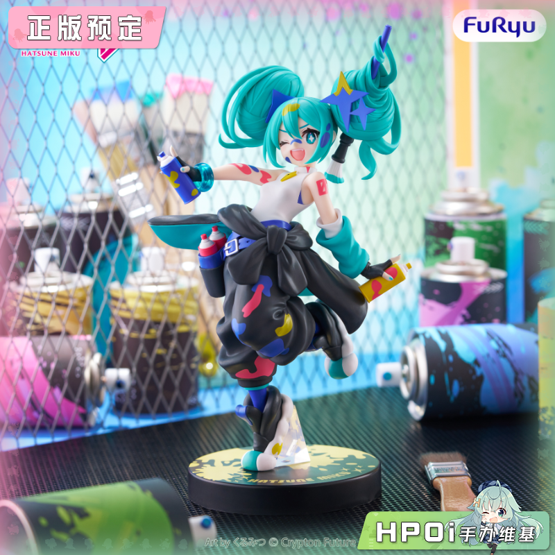 Furyu Muchute Figure 初音未来 画画女孩 异色 手办