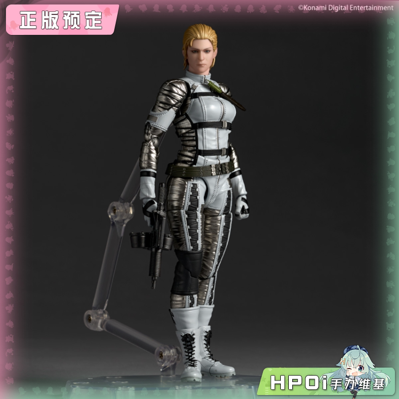 海洋堂 转轮科技 首领 潜龙谍影3 重制版 可动手办