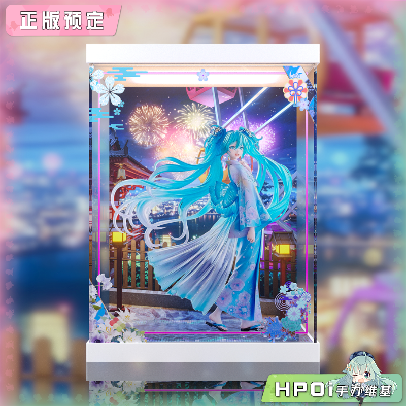 展示盒 GSC miku 初音未来 Music Fire works 手办