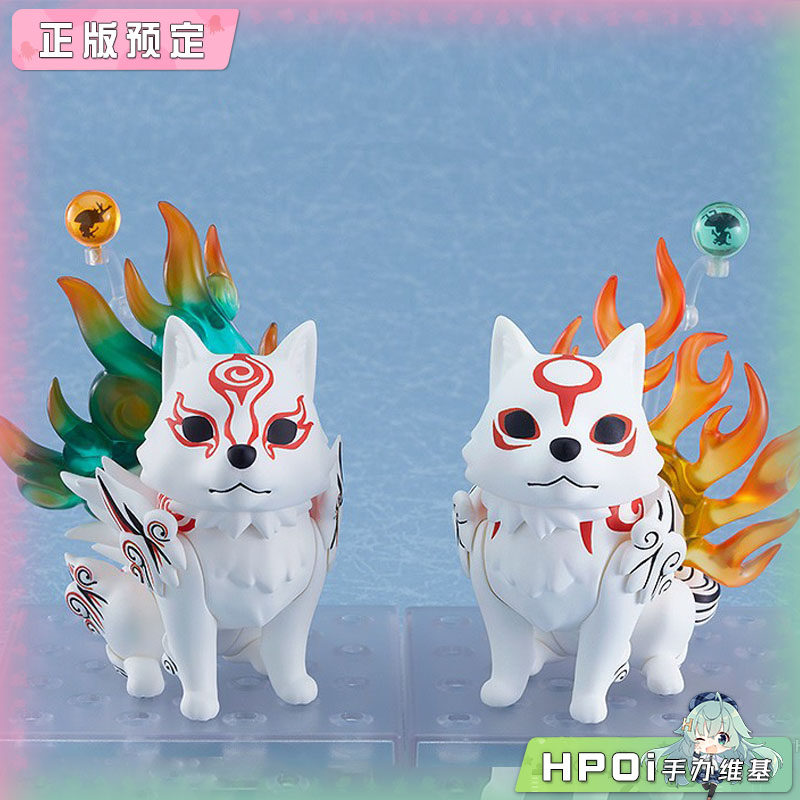 MAX FACTORY 大神 白野威 天照大神 粘土人 可动手办