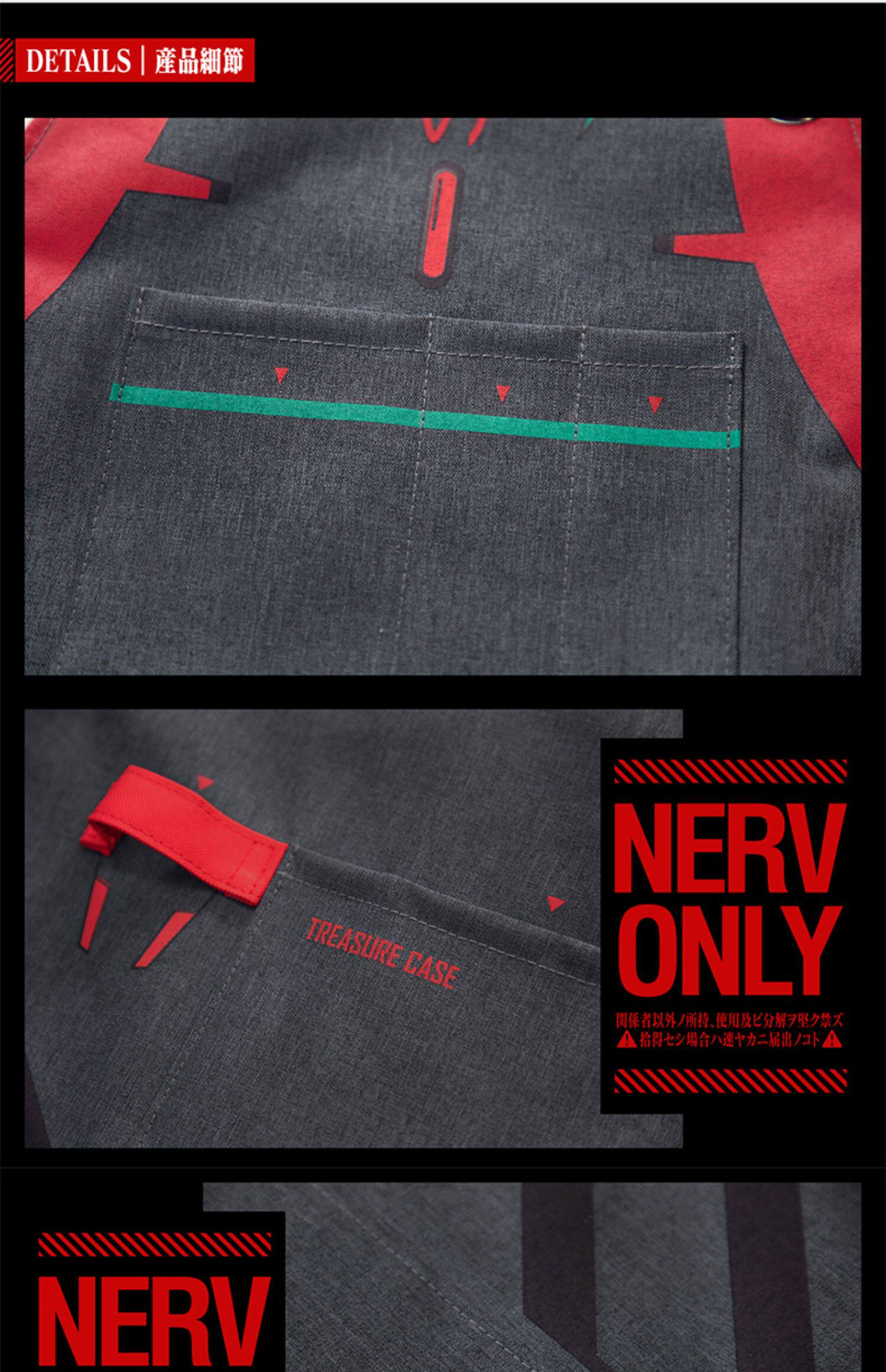 Аниме футболки/шляпы/одежда 【hpoi现货】treasure case 联名周边 eva 模型工具 工作围裙