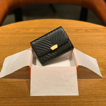 Organ card bag female leather multi card mini card holder ultra-thin small small business card holder cute Korean embossed wallet small