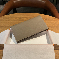 H family wallet womens long Mc2 Copernic simple EP first layer cowhide wallet genuine leather mens suit wallet