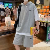 Спортивный костюм, шорты, штаны, толстовка для отдыха, короткий рукав