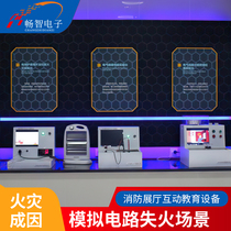 Electrical Fire Causes Test Bench System Household Appliances Fire Source Demo Software Fire Exhibition Hall Knowledge Teaching Publicity Interactive Equipment