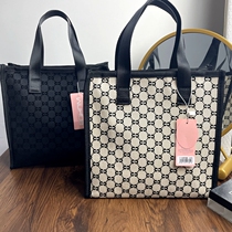 Fog Flower Handbag embossed hemp Canvas Makeup Bag Lady Fashion Upscale Accommodating Travel Skin-care Pint Toiletry Bag