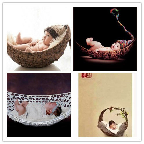Children's photography props newborn full moon basket hundred days baby basket photo studio creative auxiliary props moon boat