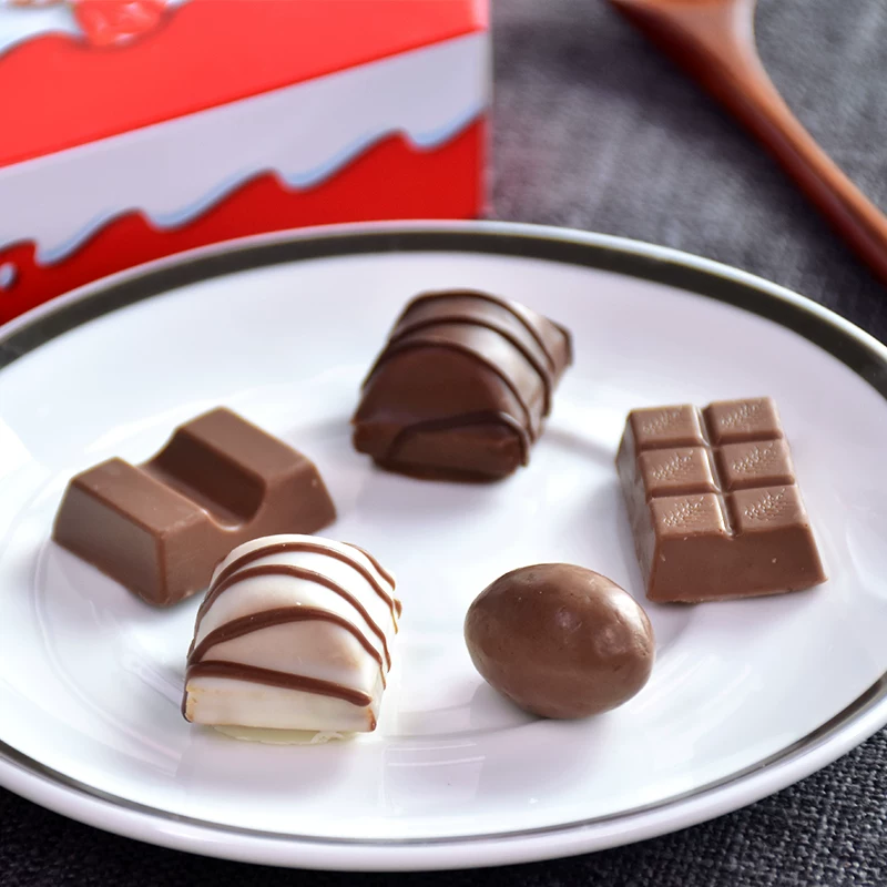 Подарочная коробка Jianda Chocolate: счастье здесь и сейчас, разноцветные молочные сэндвичи Kinder, перекусы, подарок на день рождения