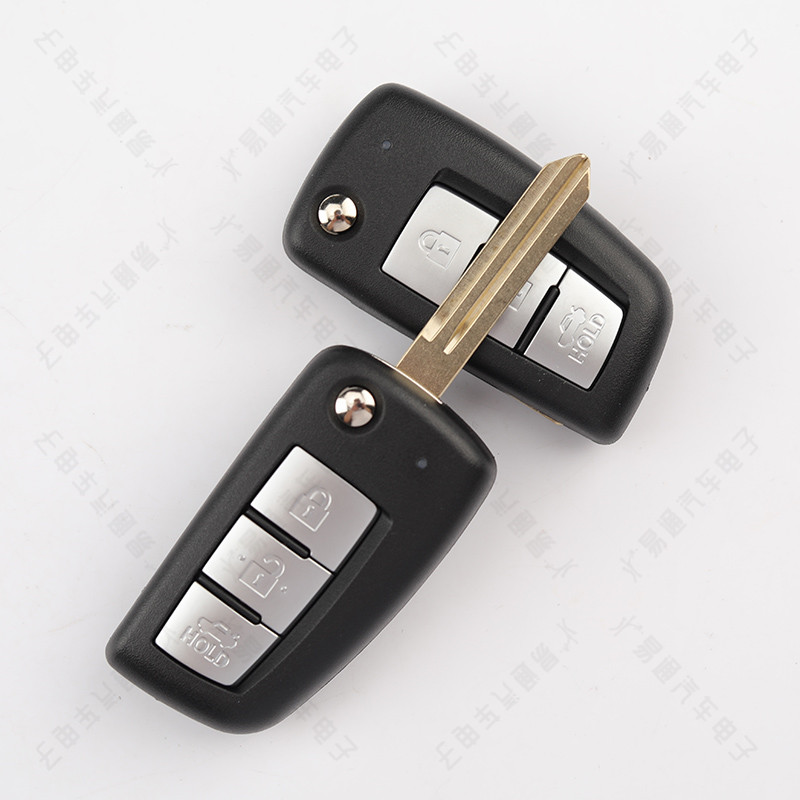 SuitAble for NissAn 19 Sylphy 3-key FoldAbleing Remote Control Bluebird TiidA Remote Control Key 4A Chip 433 Frequency