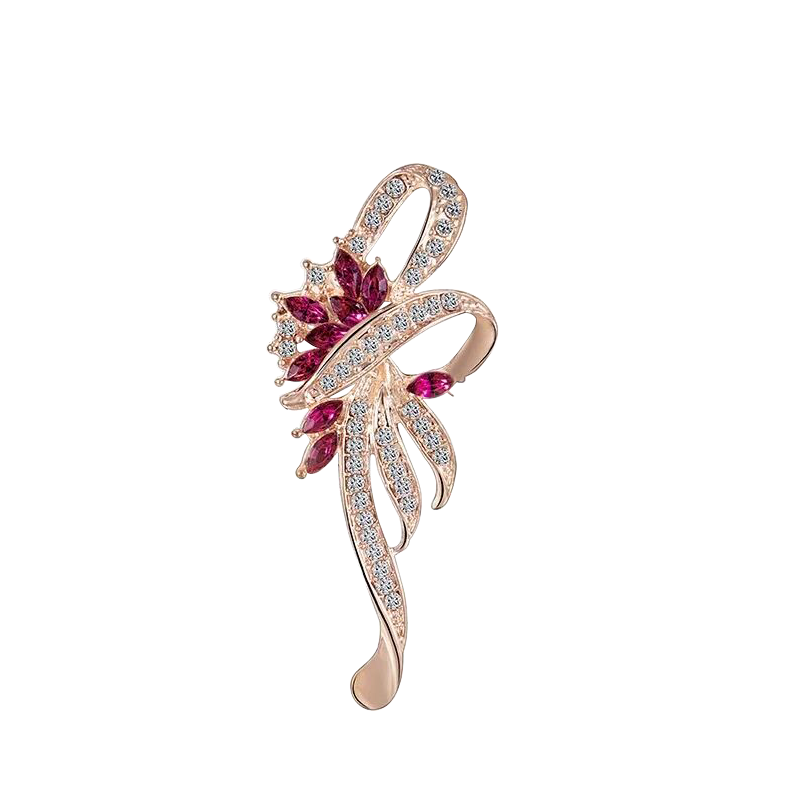 Brooch for Women, High-End Exquisite Rhinestone Brooch, Luxurious Suit Accessory, Elegant and Versatile Pin, 2024 New Style Accessory