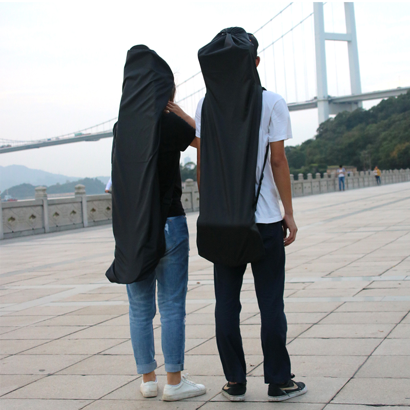 SOHI longboard backpack dance board longboard backpack backpack skateboard bag new thickened waterproof skateboard bag