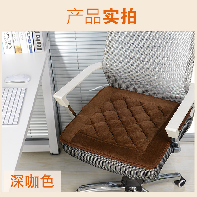 Mùa đông ghế đệm xe đệm bông đệm ghế sofa đệm ghế đệm chống trượt đệm bông ấm đệm lót ghế