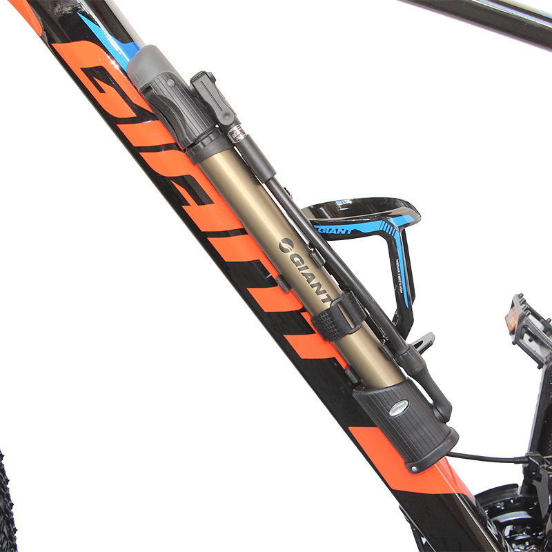giant gas cylinder High pressure US-French nozzle Portable road mountain folding bicycle pump with hose