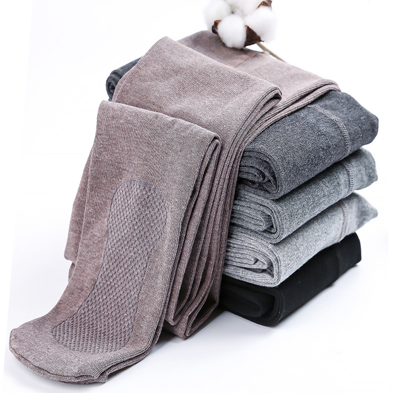 Spring and autumn season tight pants Sox sole plus cotton feet matt anti-slip inner lap pants socks female display slim anti-seduces mermaids socks