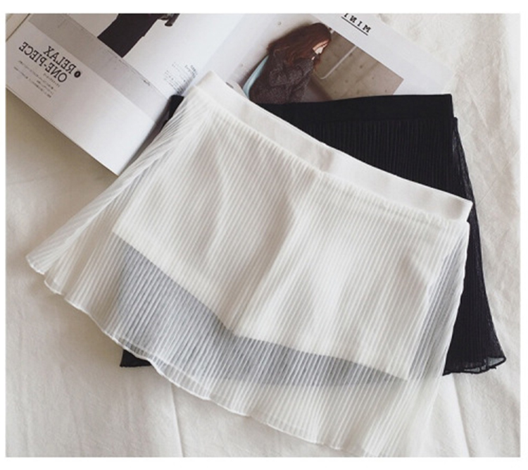 2018 new care machine mesh yarn safety pants snow spinning Modale double layer anti-walking light 30% pants can be outside wearing shorts