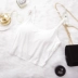 Sexy một phụ nữ đồ lót ngắn mà không có vành với áo ngực áo ngực tiếp xúc với dây rốn phía dưới quấn ngực ống áo vest áo ngực cho mẹ bầu Ống