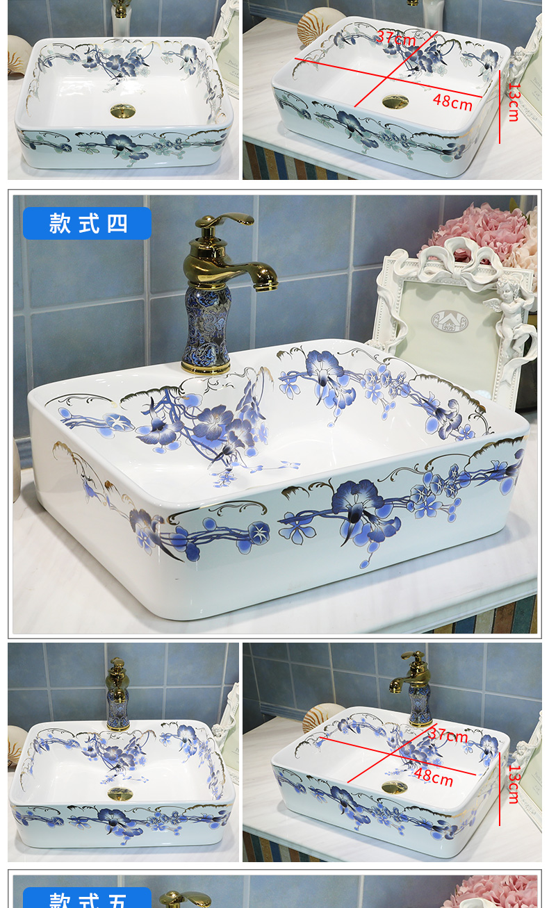 Stage basin to oval on the sink basin ceramic art basin bathroom wash basin