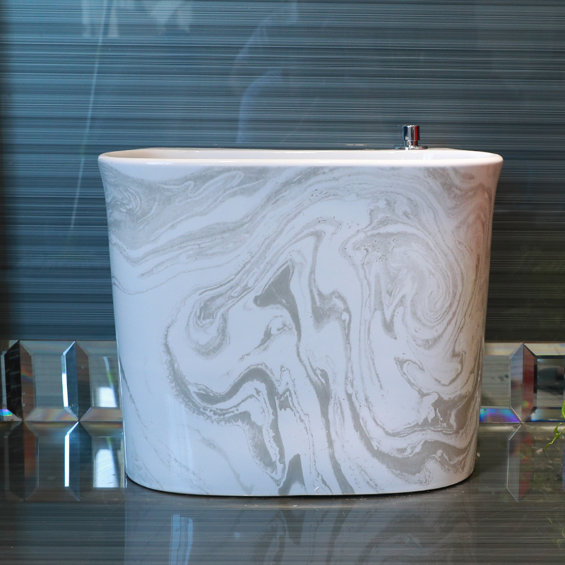 M letters birds driven ceramic mop pool home bathroom floor mop pool square mop pool large balcony