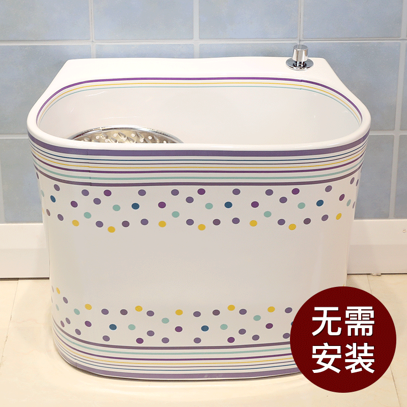 M letters birds northern wei yu the balcony ceramic wash mop pool mop pool home bathroom floor mop pool