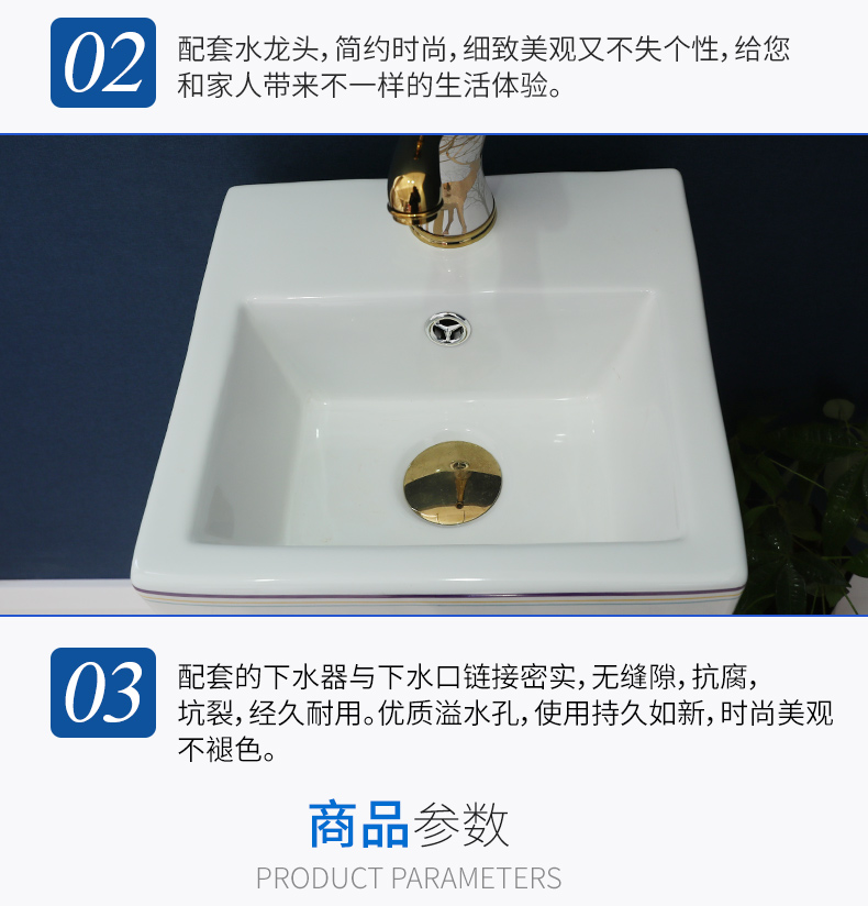 The Column Angle plate of ceramic wash basin triangle lavatory toilet pool mini, small family the sink to the console