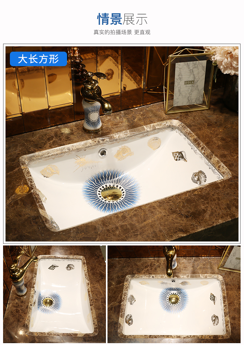 M letters birds undercounter lavabo single basin of imported ceramic toilet lavatory faucet sets of the basin that wash a face