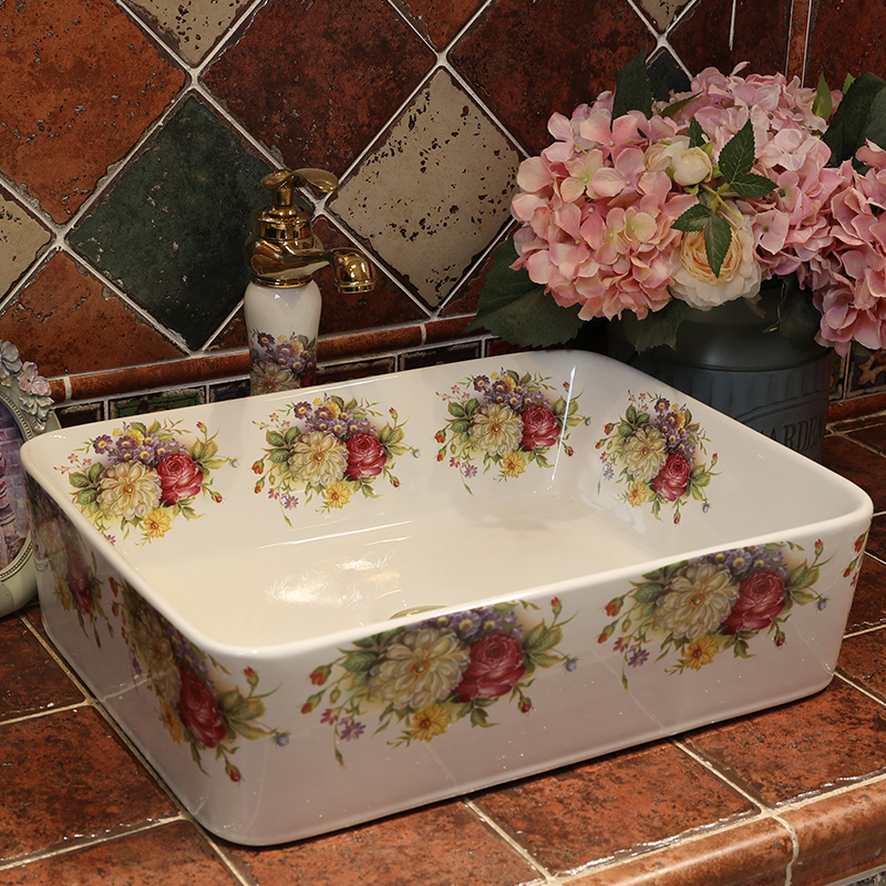 Stage basin to oval on the sink basin ceramic art basin bathroom wash basin