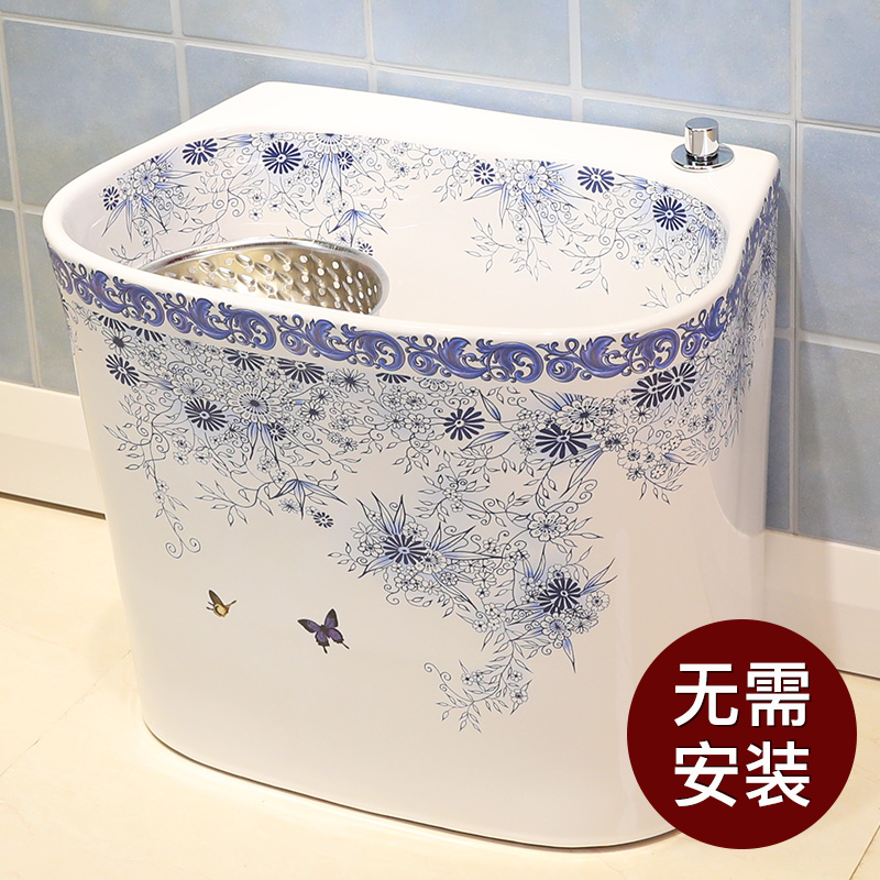 M letters birds ceramic wash mop pool mop pool large balcony palmer pool mop pool mop basin bathroom home
