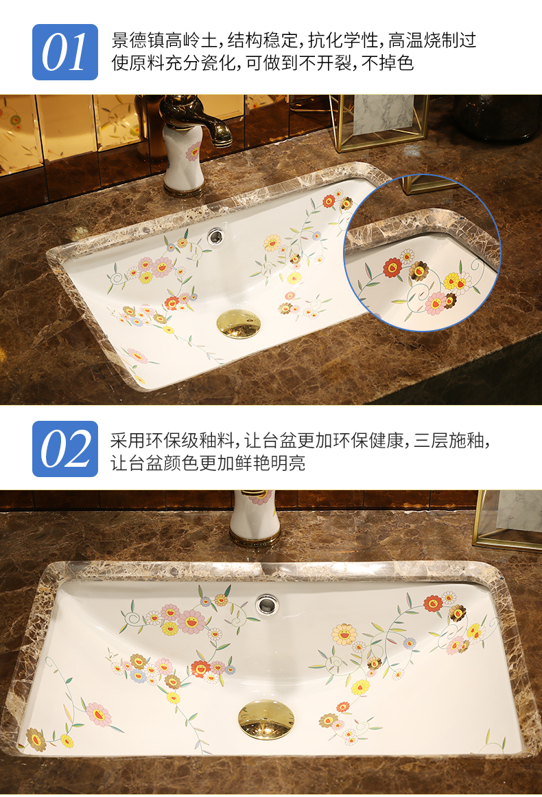 M letters square ceramic bird undercounter lavabo that defend bath lavatory pool embedded toilet basin of household sanitary ware