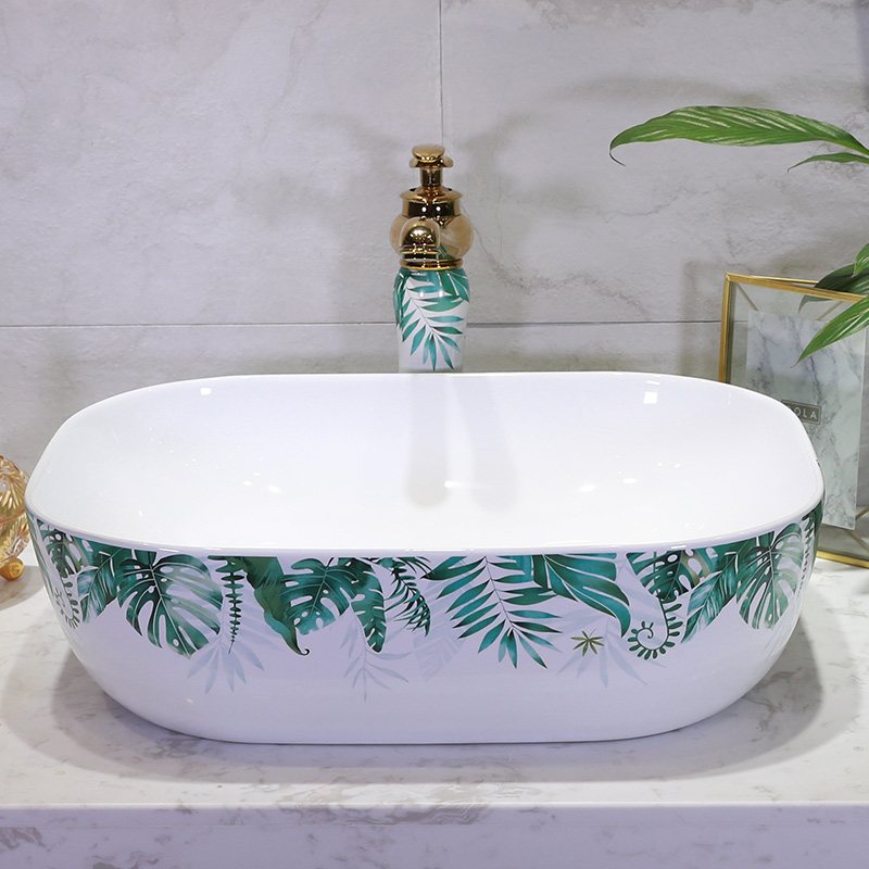 Basin stage Basin art ceramic round the sink the lavatory Basin sink contracted household toilet