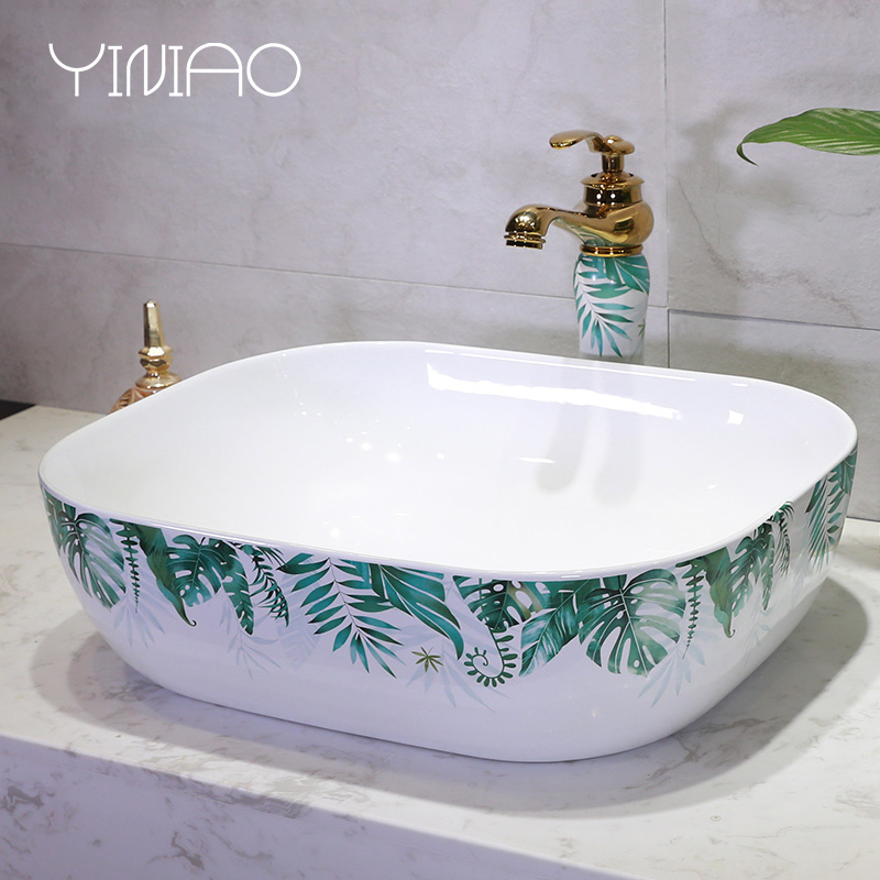 Basin stage Basin art ceramic round the sink the lavatory Basin sink contracted household toilet