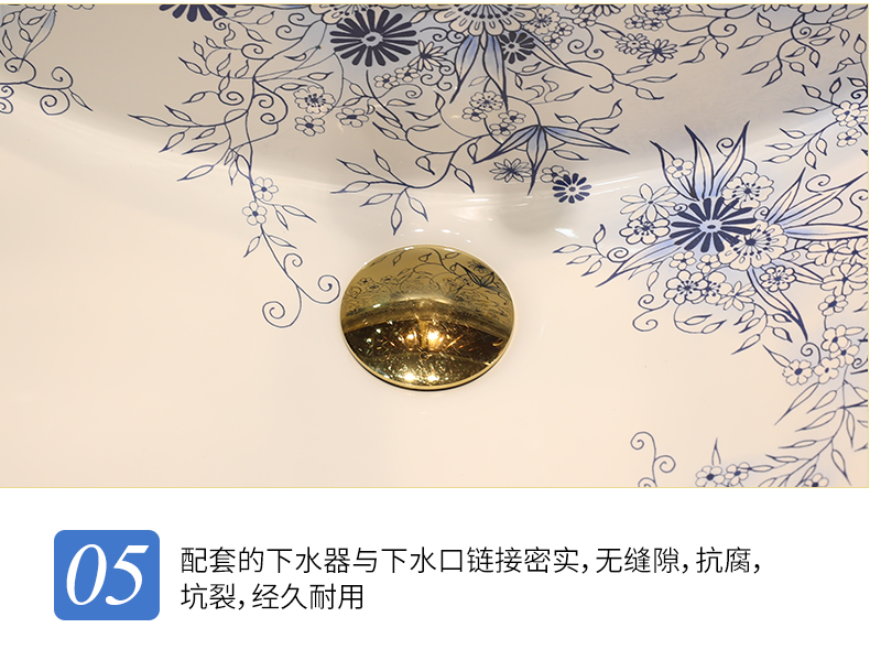M letters birds undercounter lavabo that defend bath embedded basin bathroom basin square sinks ceramic household