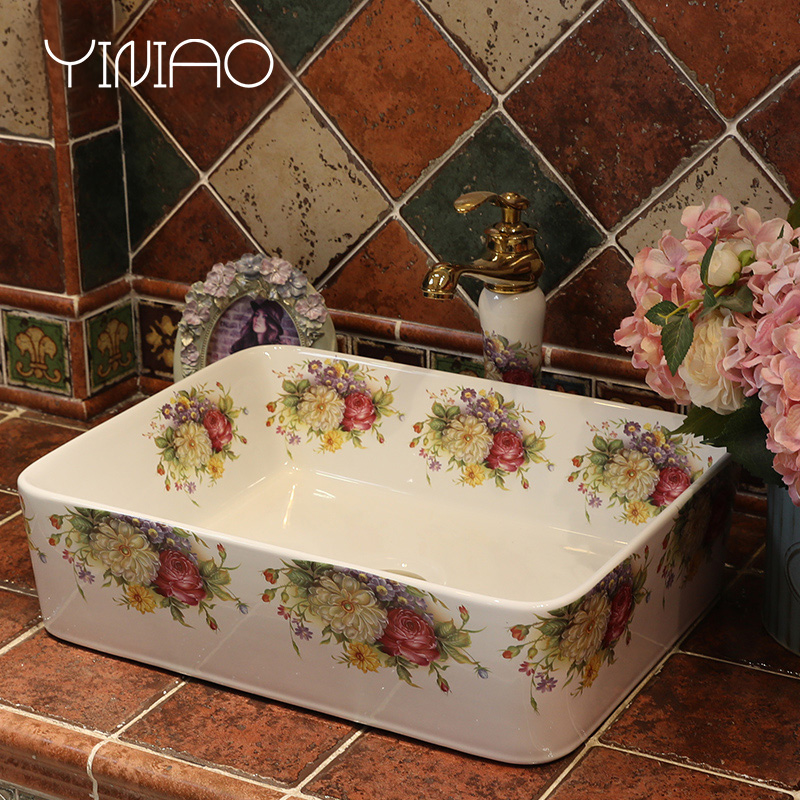 Stage basin to oval on the sink basin ceramic art basin bathroom wash basin