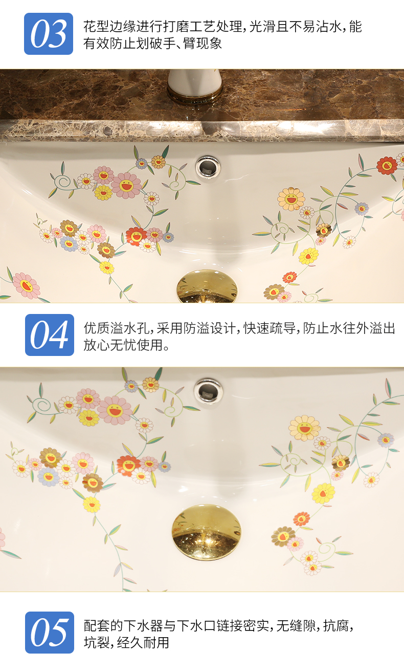 M letters square ceramic bird undercounter lavabo that defend bath lavatory pool embedded toilet basin of household sanitary ware