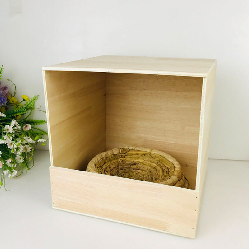 Pigeon wooden nest pigeon cage pigeon nest box wooden box pigeon breeding nest small pigeon breeding box large trumpet