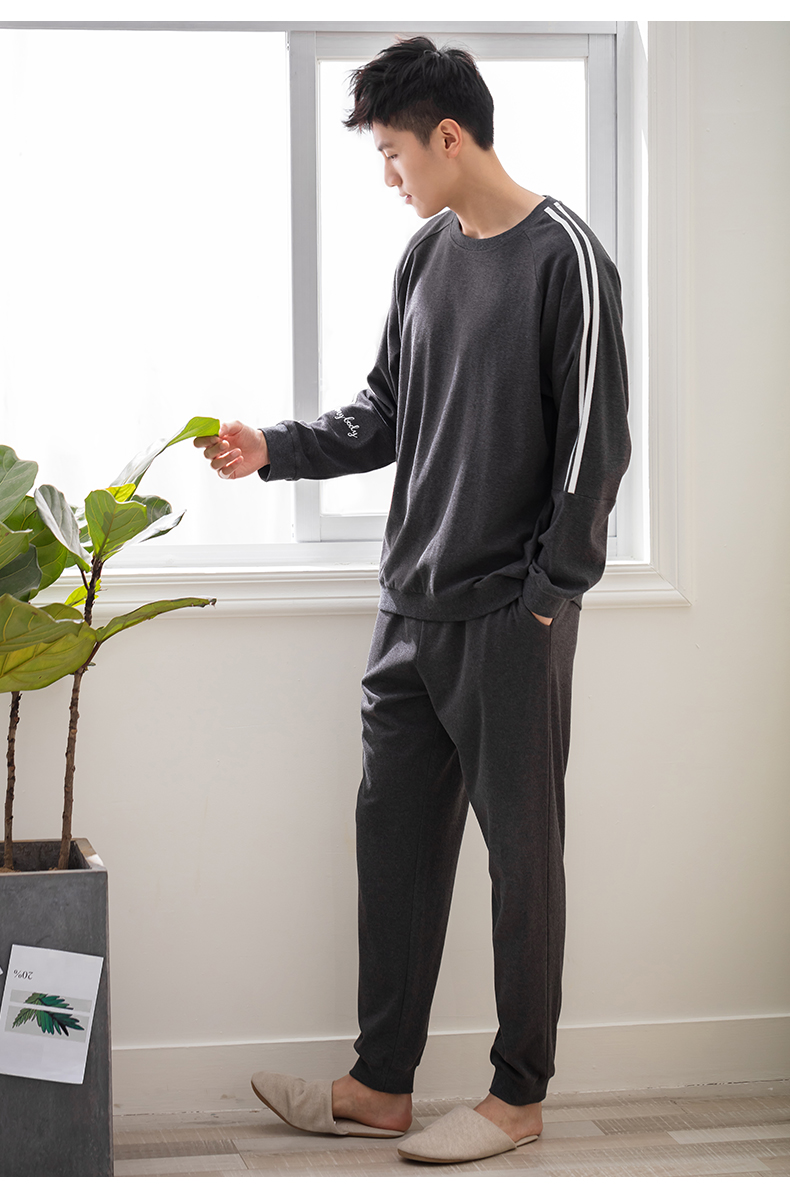 Jing Yun Spring and Autumn Cotton Pyjama Phiên bản Hàn Quốc của áo ngoài mặc ngoài phục vụ nhà đồ bộ